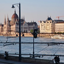 Once again the Hungarian Parliament seen from the&amp;nbsp;Széchenyi Chain Bridge